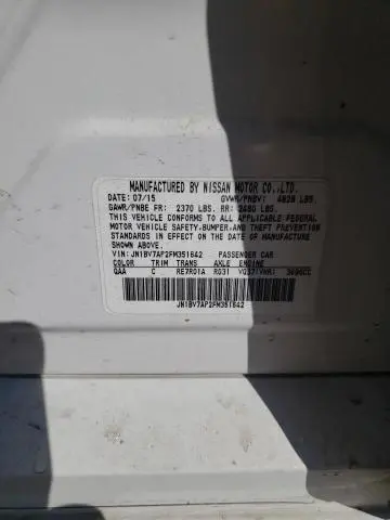 2015 INFINITI Q50 BASE  