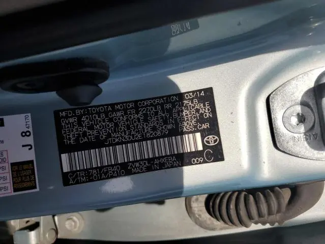 2014 TOYOTA PRIUS   