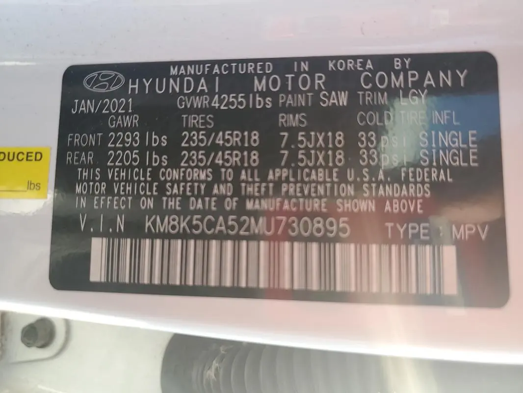 2021 HYUNDAI KONA ULTIMATE  