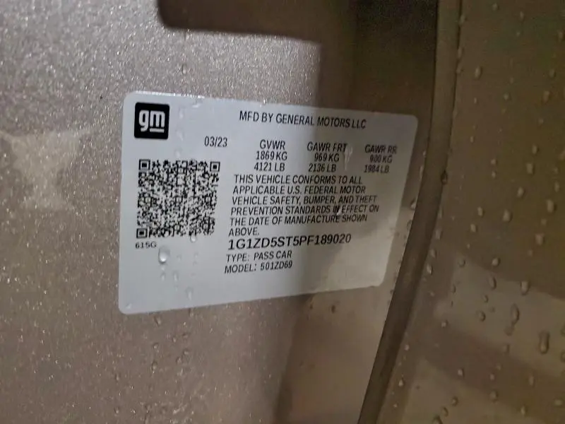 2023 CHEVROLET MALIBU LT  