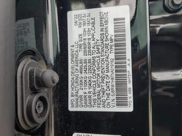2022 HONDA CR-V EXL  