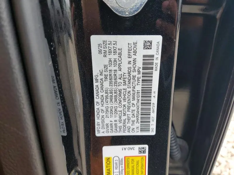 2026 HONDA CR-V EX  