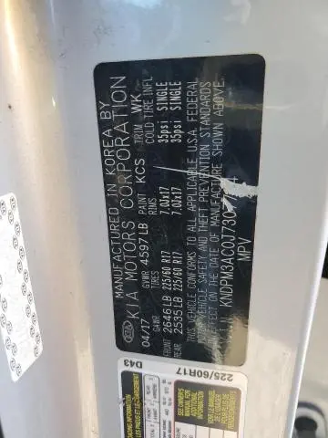 2018 KIA SPORTAGE LX  