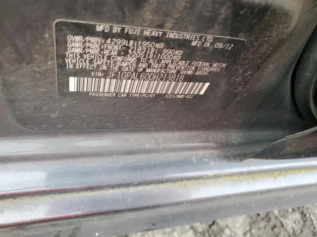 2013 SUBARU IMPREZA SPORT PREMIUM  