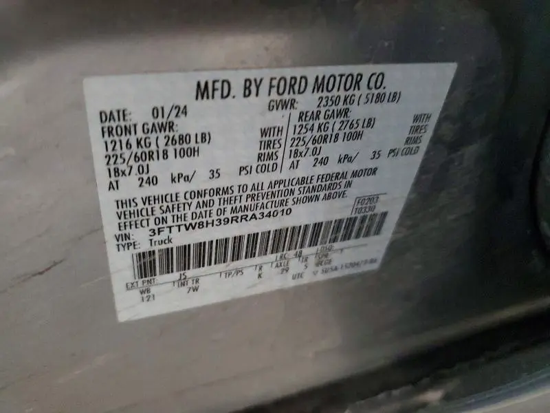 2024 FORD MAVERICK XLT  