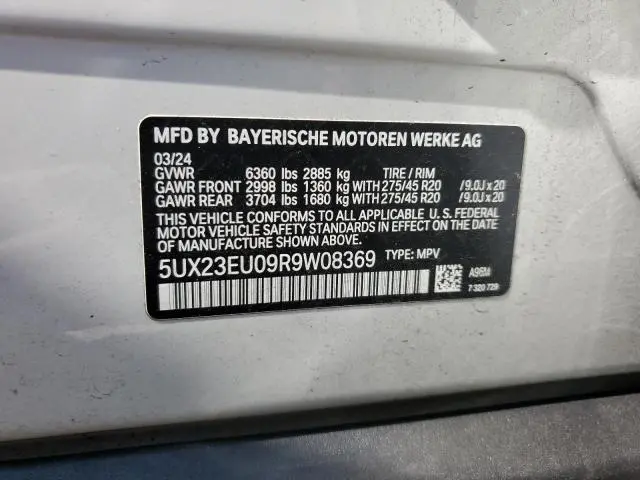 2024 BMW X5 XDRIVE40I  