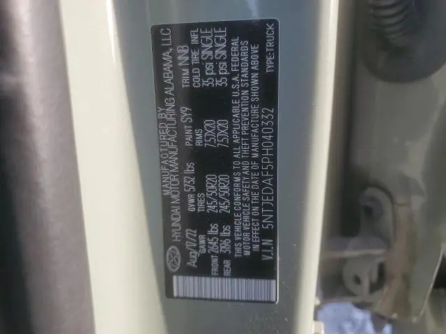 2023 HYUNDAI SANTA CRUZ LIMITED  