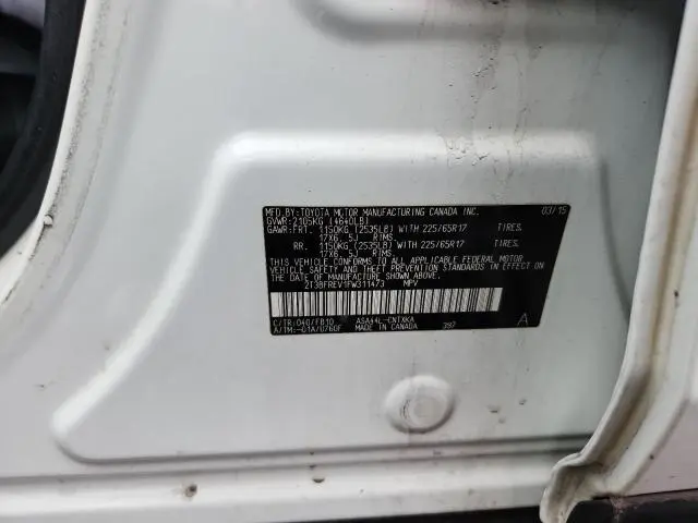 2015 TOYOTA RAV4 LE  