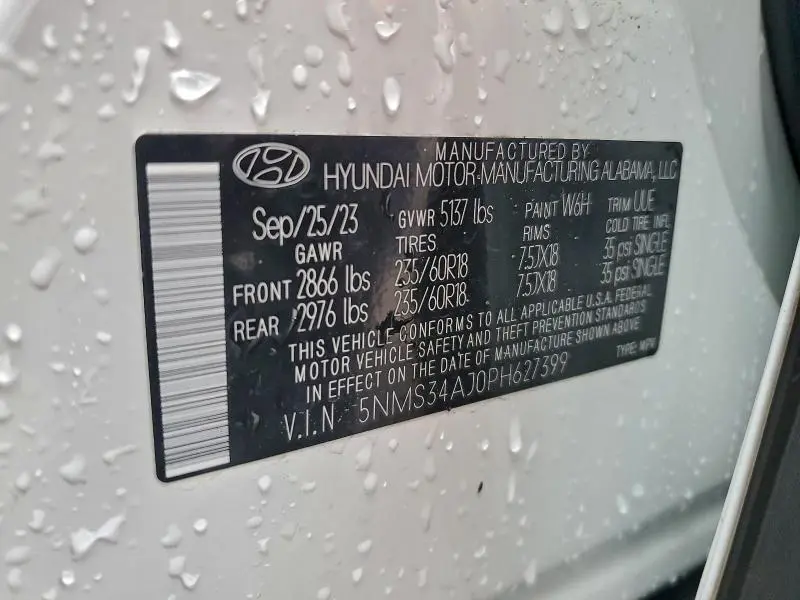 2023 HYUNDAI SANTA FE SEL  