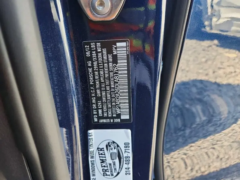 2013 PORSCHE CAYENNE S  
