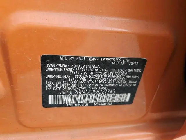 2014 SUBARU XV CROSSTREK 2.0 PREMIUM  