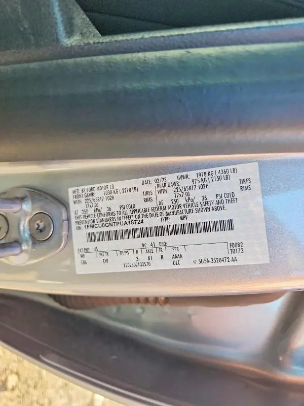 2023 FORD ESCAPE ACTIVE  