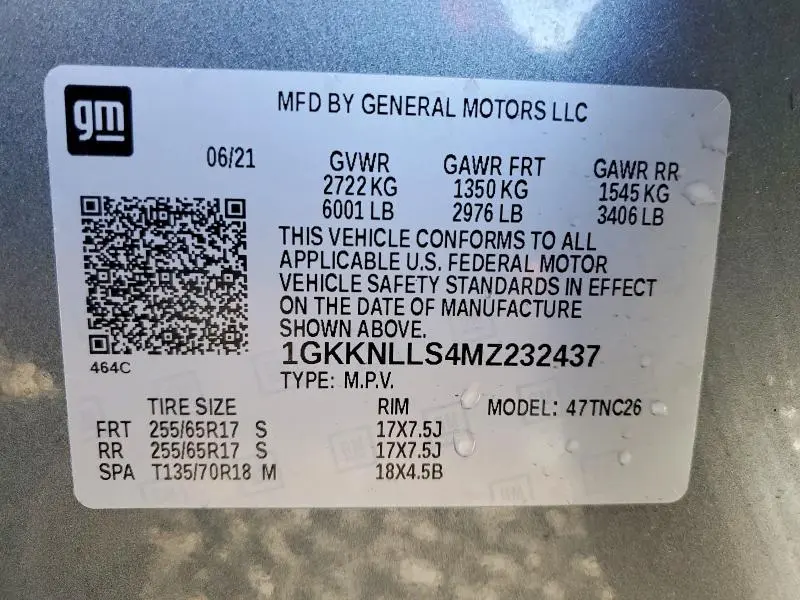 2021 GMC ACADIA AT4  