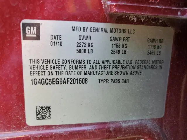 2010 BUICK LACROSSE CXL  