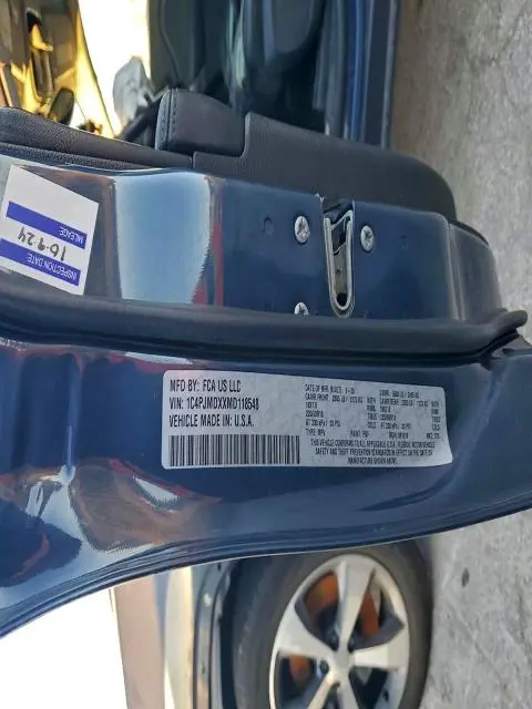 2021 JEEP CHEROKEE LIMITED  