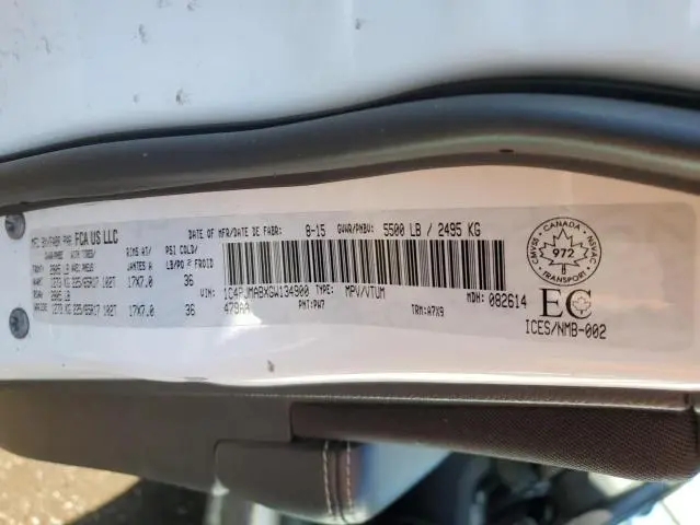 2016 JEEP CHEROKEE SPORT  