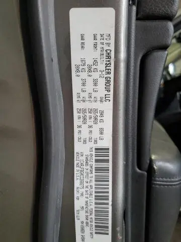 2012 JEEP GRAND CHEROKEE LIMITED  