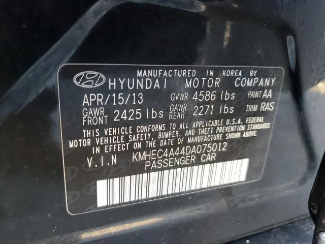 2013 HYUNDAI SONATA HYBRID  