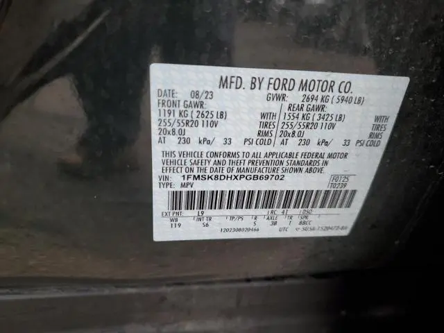 2023 FORD EXPLORER XLT  