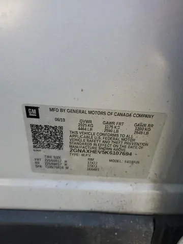 2019 CHEVROLET EQUINOX LS  