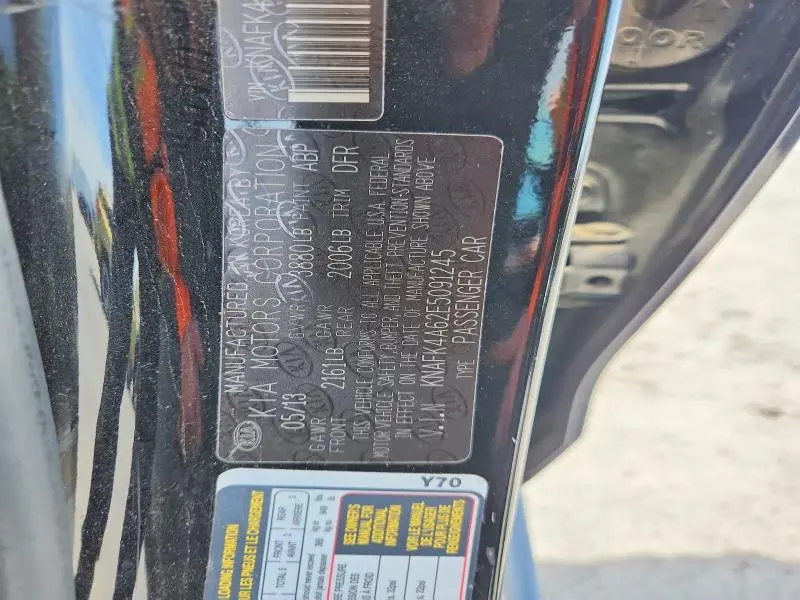 2014 KIA FORTE LX  