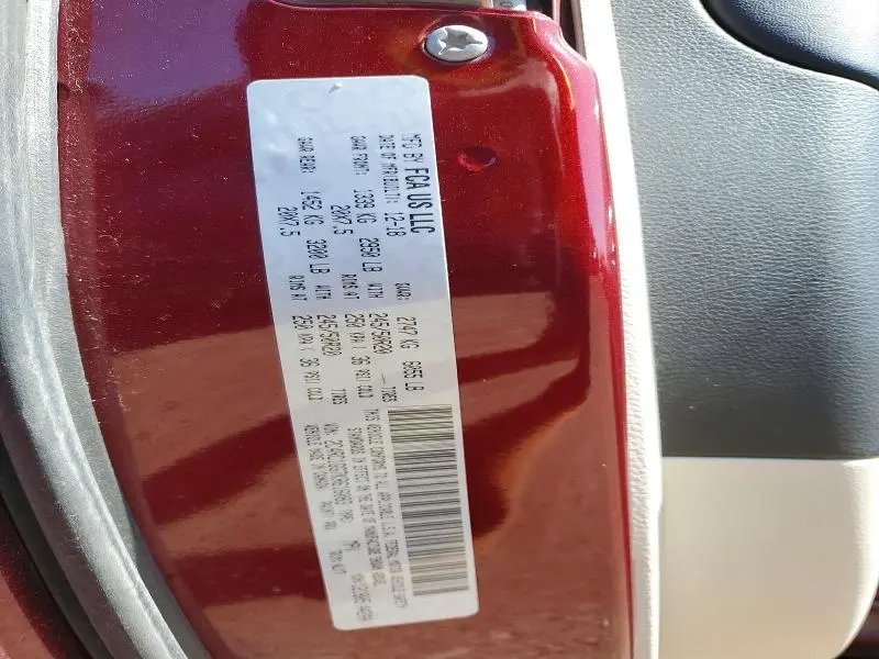 2019 CHRYSLER PACIFICA LIMITED  