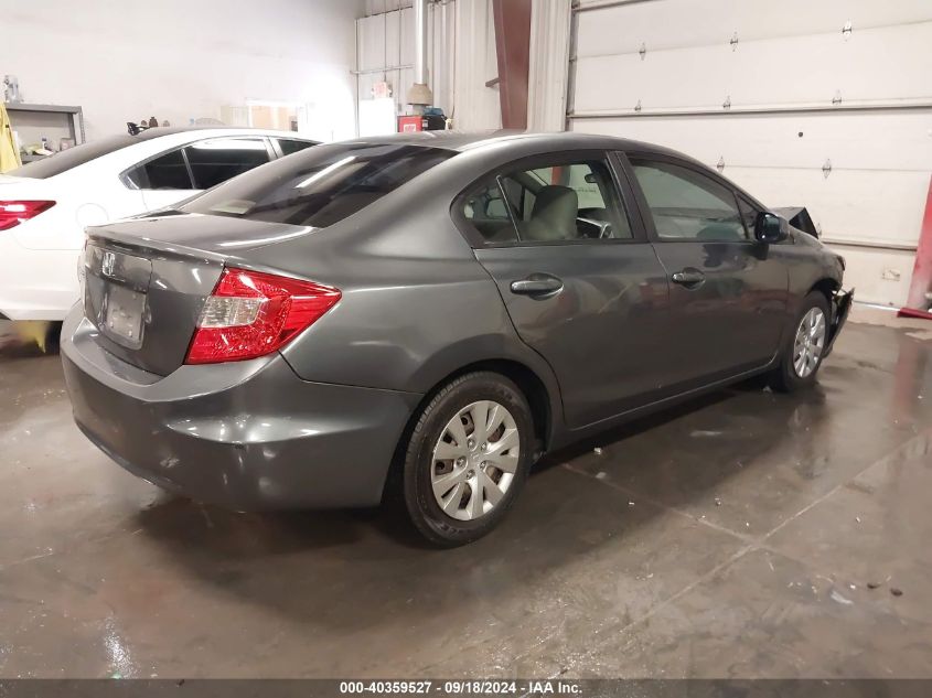 2012 HONDA CIVIC LX