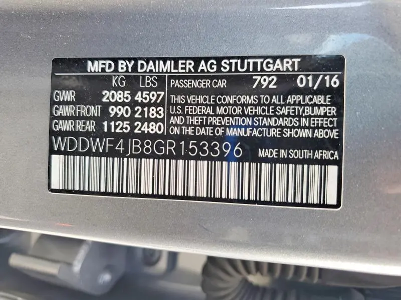 2016 MERCEDES-BENZ C 300  