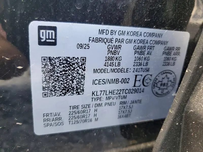 2026 CHEVROLET TRAX 1LT  