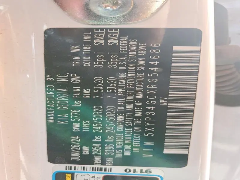 2024 KIA TELLURIDE EX  