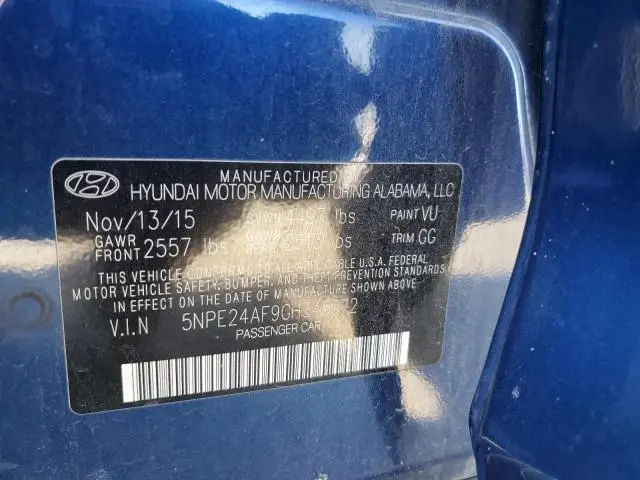 2016 HYUNDAI SONATA SE