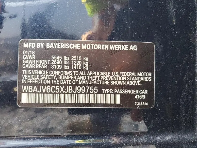 2018 BMW 640 XIGT  
