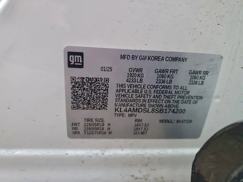 2025 BUICK ENCORE GX SPORT TOURING  