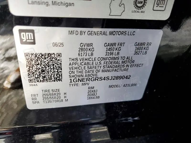 2025 CHEVROLET TRAVERSE LT  