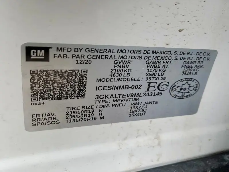 2021 GMC TERRAIN SLE  