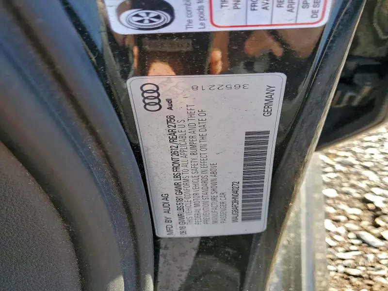 2017 AUDI A6 PREMIUM PLUS  