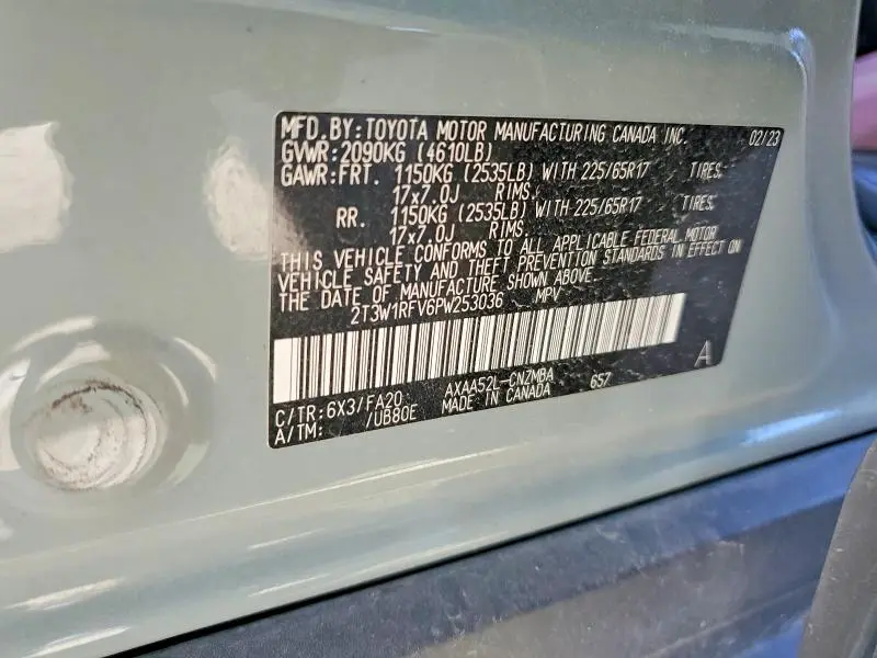 2023 TOYOTA RAV4 XLE  