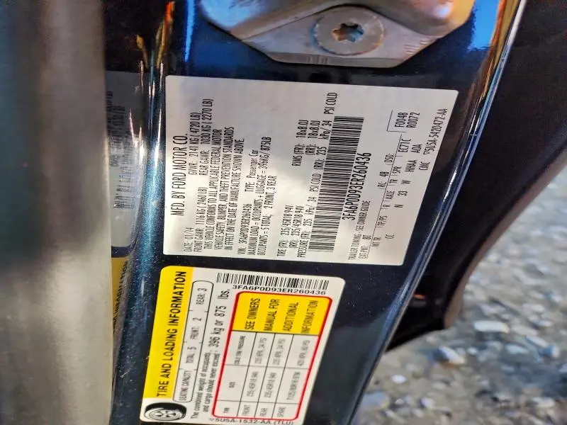 2014 FORD FUSION TITANIUM  