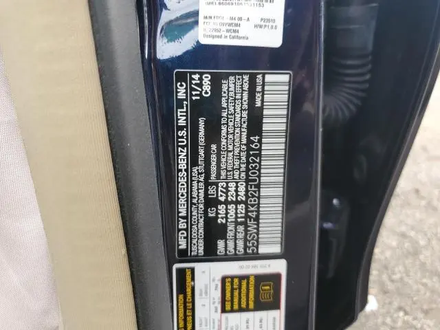 2015 MERCEDES-BENZ C 300 4MATIC  