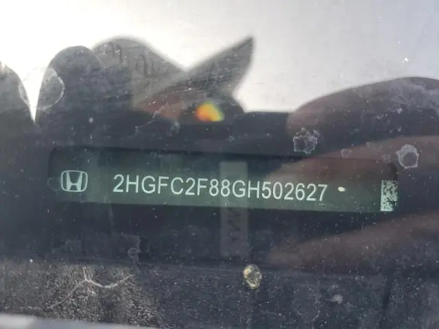 2016 HONDA CIVIC EX  
