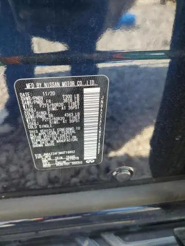 2021 INFINITI QX80 LUXE  