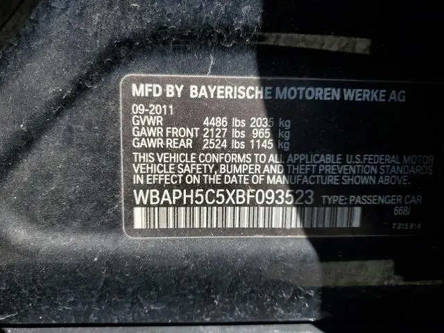 2011 BMW 328 I SULEV  