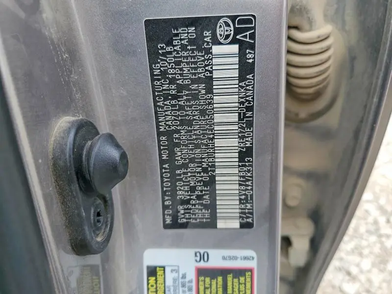 2014 TOYOTA COROLLA LE  