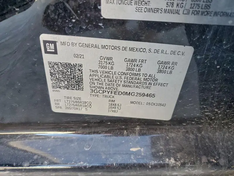 2021 CHEVROLET SILVERADO K1500 LT TRAIL BOSS  