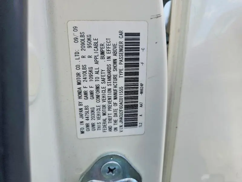 2010 ACURA TSX   