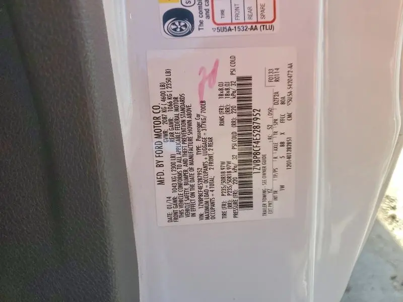 2014 FORD MUSTANG GT  