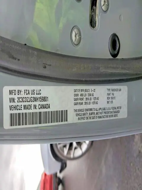 2022 DODGE CHALLENGER GT  