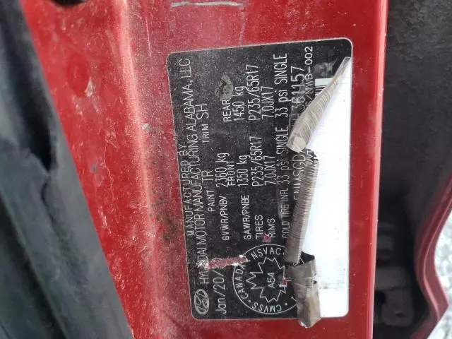 2010 HYUNDAI SANTA FE GLS  