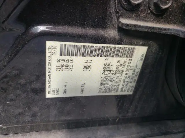 2010 NISSAN MAXIMA S  