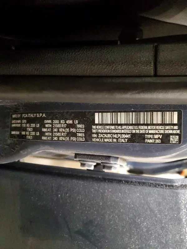 2020 JEEP RENEGADE TRAILHAWK  